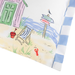 Furn Multicolour Beach Huts Rectangular Reversible Cushion 30 x 50cm - Wilko - thumbnail 5