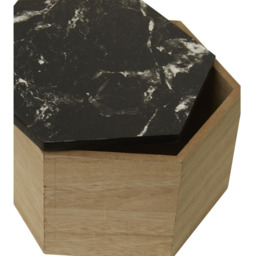 Premier Housewares Black Mimo Trinket Box - Size: 16 x 18 x 11cm - Wilko - thumbnail 4