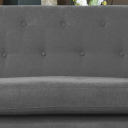 Lynwood 3 Seater Dark Grey Fabric Sofa - Artemis Home - Wilko - thumbnail 4
