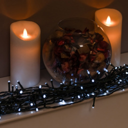 The Christmas Centre 50 Bright White LED Multifunction Green Cable String Light 5m - Size: 500 x 0.5 x 1cm - Wilko - thumbnail 3