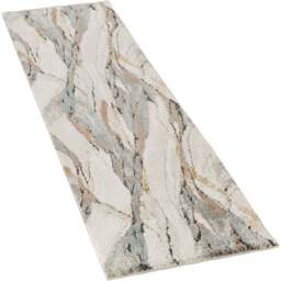 Desire Rugs Essence Rustic Abstract Rug 60 x 220cm - Size: 220 x 60 x 2cm - Brown - Wilko - thumbnail 1