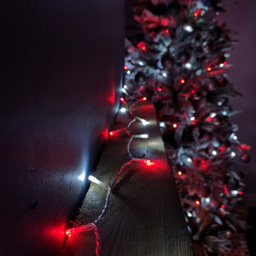 Samuel Alexander 200 Red and White LED Christmas String Light - Size: 5 x 1600 x 5cm - Multi - Wilko - thumbnail 5