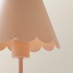 ValueLights Hattie Pink Scallop Rechargeable Table Lamp - Size: 40 x 19 x 19cm - Wilko - thumbnail 5