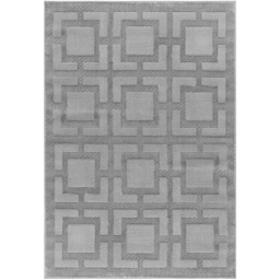 Desire Rugs Vellure Grey Metallic Sheen Maze Design Rug 200 x 290cm - Size: 290 x 200 x 1.1cm - Wilko - thumbnail 1