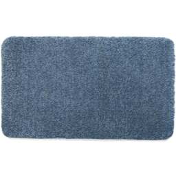 My Luxe Smoke Blue Rug 60 x 100cm - Size: 60 x 100 x 6cm - Wilko - thumbnail 1