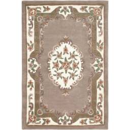 Origins Shensi Beige Wool Rug 75 x 150cm - Cream - Origins Rugs - Wilko - thumbnail 1