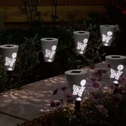 Garden Mile Colour Changing Butterfly Solar LED Stake Light - Size: 35 x 7.5 x 7.5cm - Multi - Wilko - thumbnail 4