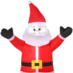 Everglow LED Inflatable Christmas Santa Claus Decoration 3.9ft - Size: 4ft - Red - Wilko - thumbnail 4