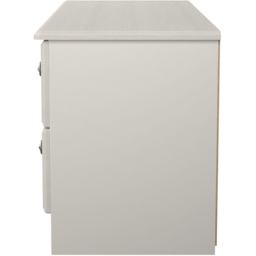 Crowndale Pembroke 4 Drawer Grey Ash Bed Box Ready Assembled - Size: 51 x 112 x 40cm - Wilko - thumbnail 5