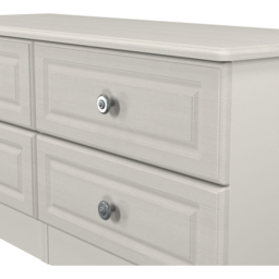 Crowndale Pembroke 4 Drawer Grey Ash Bed Box Ready Assembled - Size: 51 x 112 x 40cm - Wilko - thumbnail 6