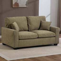 Artemis Home Lewiston 2 Seater Pistachio Fabric Sofa Bed - Wilko - thumbnail 1