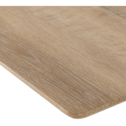 Seconique Barley Veneer 4 Seater Dining Table Oak - Brown - Wilko - thumbnail 6