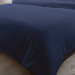 Rapport Home Teddy Double Navy Duvet Set - Blue - Wilko - thumbnail 4