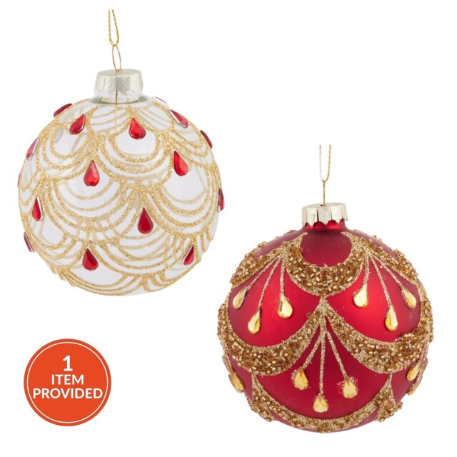 Embellished Bauble - Sleigh Bells Ring - Wilko - image 1