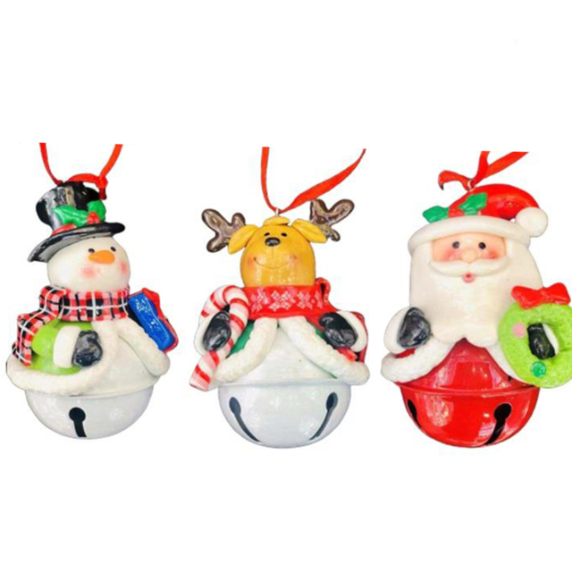 Shatchi Red Hanging Christmas Tree Decoration 3 Pack - Size: 15 x 15 x 7cm - Wilko - image 1