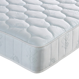 Emperor Single Coil Sprung Orthopaedic Mattress - White - Bedmaster - Wilko - thumbnail 3