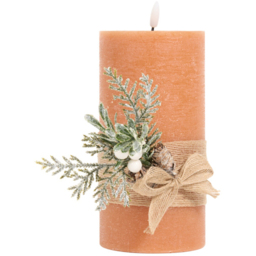 Hessian Pine LED Candle - Wilko - thumbnail 3