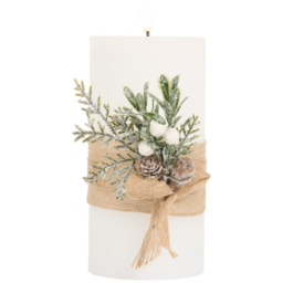 Hessian Pine LED Candle - Wilko - thumbnail 7