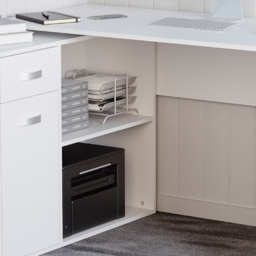Vida Designs Longton Adjustable Desk White - Size: 75 x 120 x 59cm - Wilko - thumbnail 7