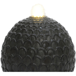 Charles Bentley Arno Dark Grey Stone Effect Cascading Water Feature with LEDs - Size: 36 x 31 x 31cm - Wilko - thumbnail 7