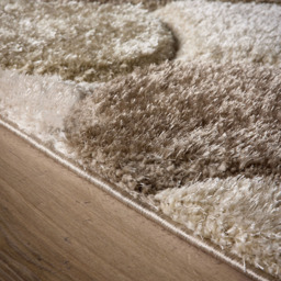 Origins 3D Scallop Neutral Rug 80 x 150cm - Brown - Wilko - thumbnail 5