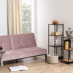 Florence Seaford 3 Shelf Black Metal Bookcase - Furniture To Go - Wilko - thumbnail 5