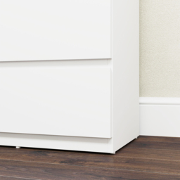 Portland 5 Drawer White Chest of Drawers - Wilko - thumbnail 4