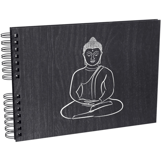 Exacompta Zen Ebony Spiral Photo Album 50 Sheets 150 Photos - Size: 3 x 32 x 22.8cm - Wilko - image 1