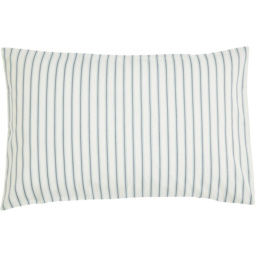 Helena Springfield Ticking Stripe Super King Size Blue and Teal Duvet Set - Blue / Teal - Wilko - thumbnail 3