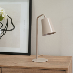 ValueLights Bibi Natural Stone Arched LED Table Lamp - Size: 39 x 13 x 20cm - Cream - Wilko - thumbnail 4