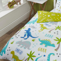 Rapport Home Roarsome Toddler Multicolour Reversible Duvet Cover Set - Wilko - thumbnail 3