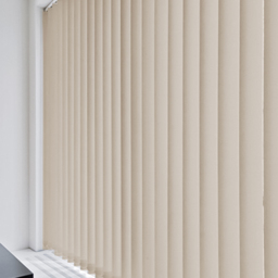 Caecus Dimout Patterned Short Drop Vertical Blind Complete Cream 60 x 140cm - Size: 240 x 60 x 5cm - Wilko - thumbnail 3