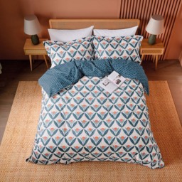 Scion Tulip Trellis Double Navy Duvet Set - Wilko - thumbnail 4