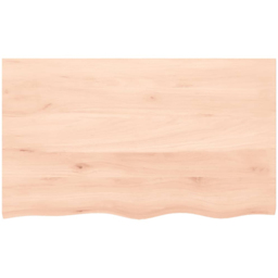 vidaXL 100cm Natural Brown Floating Wall Shelf - Size: 6 x 100 x 60cm - Wilko - thumbnail 4