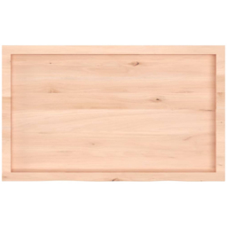 vidaXL 100cm Natural Brown Floating Wall Shelf - Size: 6 x 100 x 60cm - Wilko - thumbnail 5