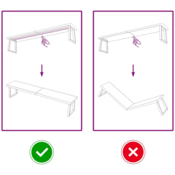 vidaXL 120cm Dark Brown Foldable Floating Wall Shelf - Size: 6 x 120 x 40cm - Wilko - thumbnail 6