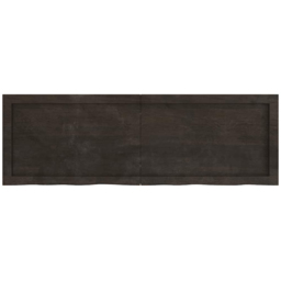 vidaXL 120cm Dark Brown Foldable Floating Wall Shelf - Size: 6 x 120 x 40cm - Wilko - thumbnail 3