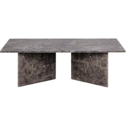 Florence Vega Marron Marble Top Coffee Table - Grey - Furniture To Go - Wilko - thumbnail 4