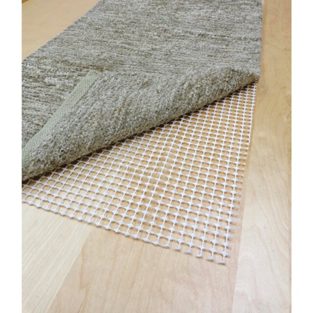 Anti Slip Rug Mat - White/120cm - Wilko - image 1