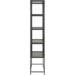 Florence Seaford 2 Door 4 Shelf Black Metal Display Cabinet - Furniture To Go - Wilko - thumbnail 6