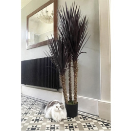 Botanik Dark Red and Brown Yukka Artificial Tree Plant 5ft - Size: 155 x 60 x 60cm - Wilko - thumbnail 3