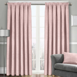 Velosso Westwood Blush Pink Curtains 168 x 229cm - Size: W 168 x D 229cm - Wilko - thumbnail 1