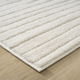 Desire Rugs Aya Cream Embossed Lines Rug 120 x 170cm - Wilko - thumbnail 7