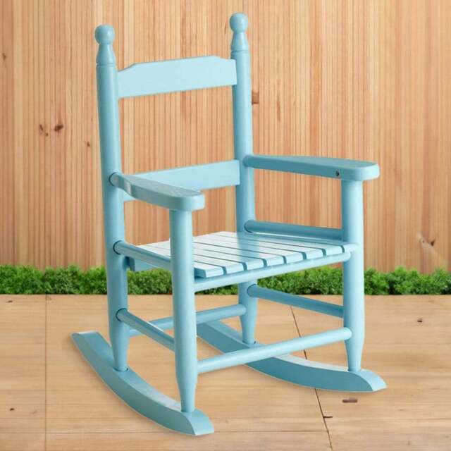 Premier Housewares Kids Blue Rocking Chair - Size: 37 x 47 x 56cm - Premier Kids - Wilko - image 1