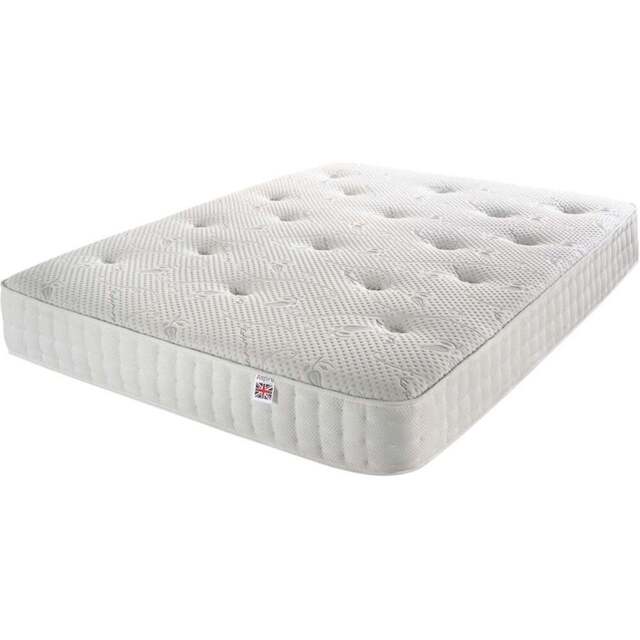 Aspire Pocket+ Small Double Natural Symphony Mattress - White - Aspire Beds - Wilko - image 1