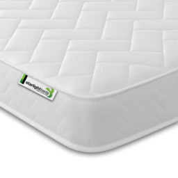 Starlight Beds Deluxe Single White Memory Foam with Spring Mattress - Wilko - thumbnail 4