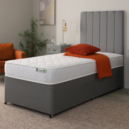 Starlight Beds Deluxe Single White Memory Foam with Spring Mattress - Wilko - thumbnail 3