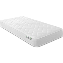 Starlight Beds Deluxe Single White Memory Foam with Spring Mattress - Wilko - thumbnail 1
