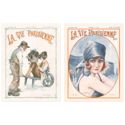 Artery8 Vintage French Magazine Cover Wall Art Print 30 x 41cm 6 Pack - Size: 40.5 x 30.5 x 0.3cm - Multi - Wilko - thumbnail 3