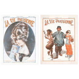 Artery8 Vintage French Magazine Cover Wall Art Print 30 x 41cm 6 Pack - Size: 40.5 x 30.5 x 0.3cm - Multi - Wilko - thumbnail 5